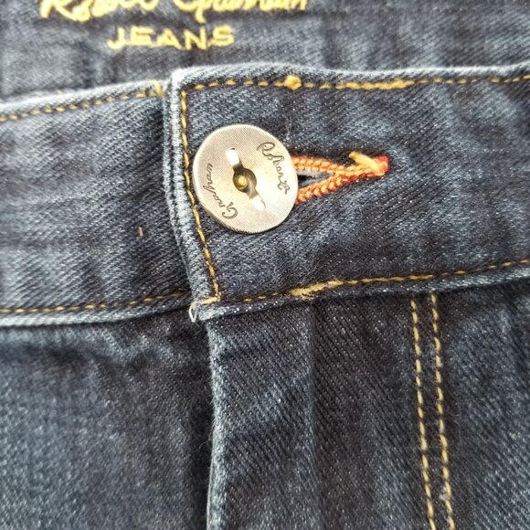 Robert Graham Classic Yates Jeans Men's Light Whiskering Distress 42 x 30 - Picture 7 of 15